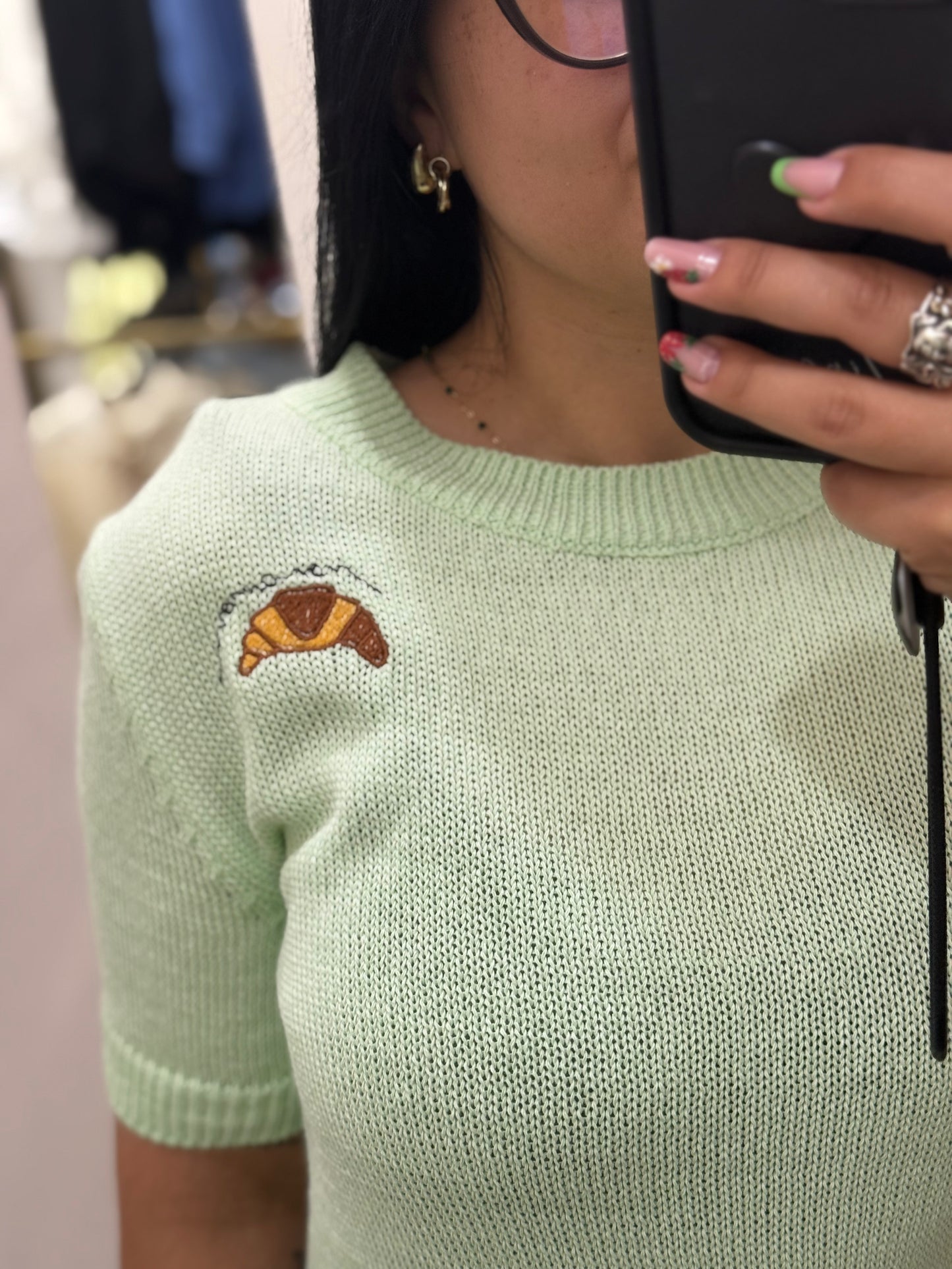 Maglia Croissant in filo