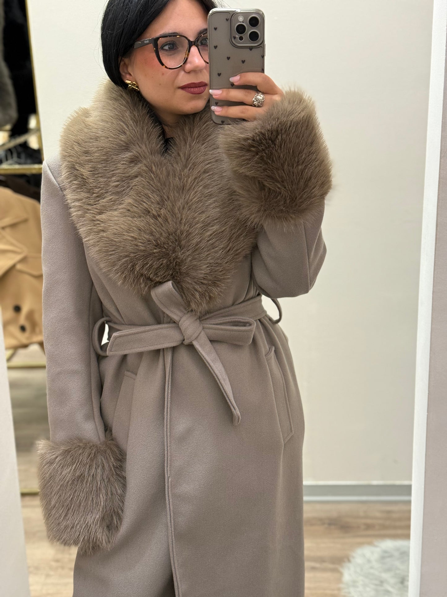 Cappotto con Pelliccia