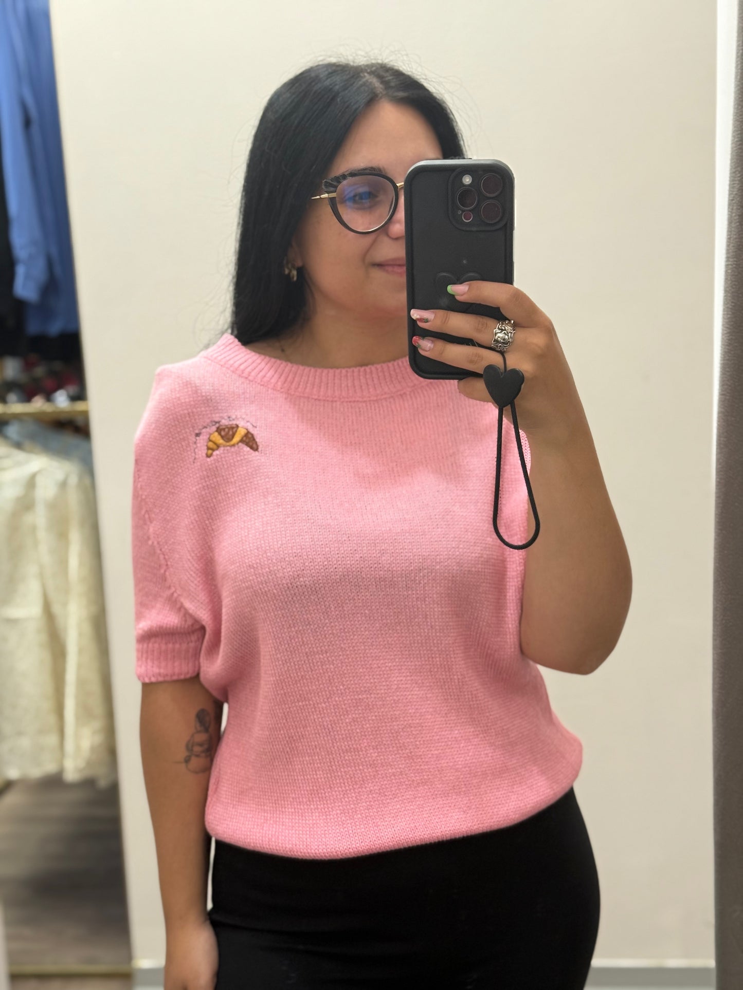 Maglia Croissant in filo