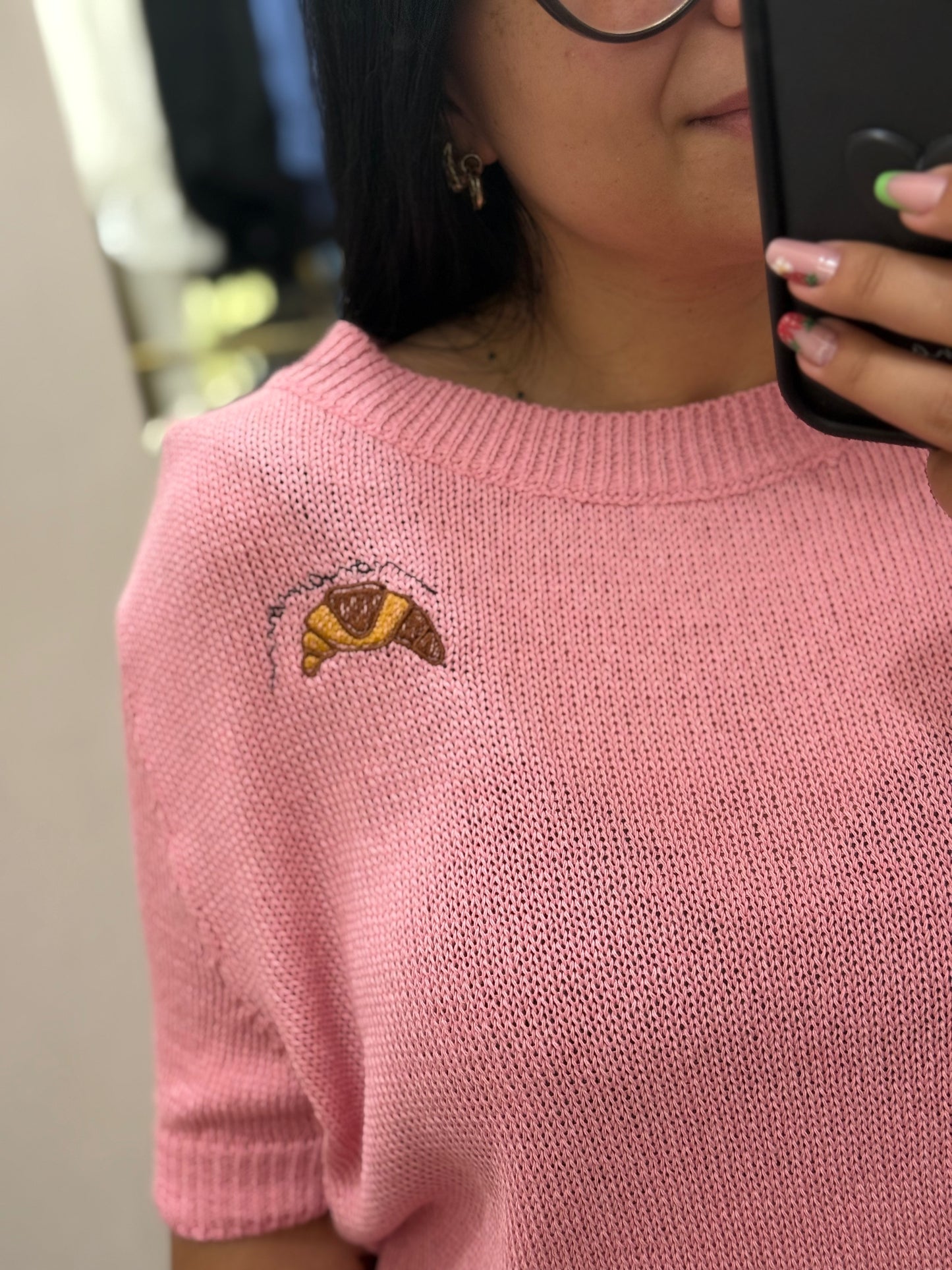 Maglia Croissant in filo