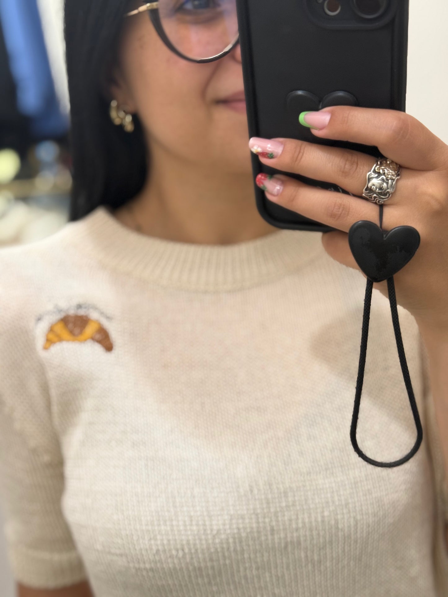 Maglia Croissant in filo