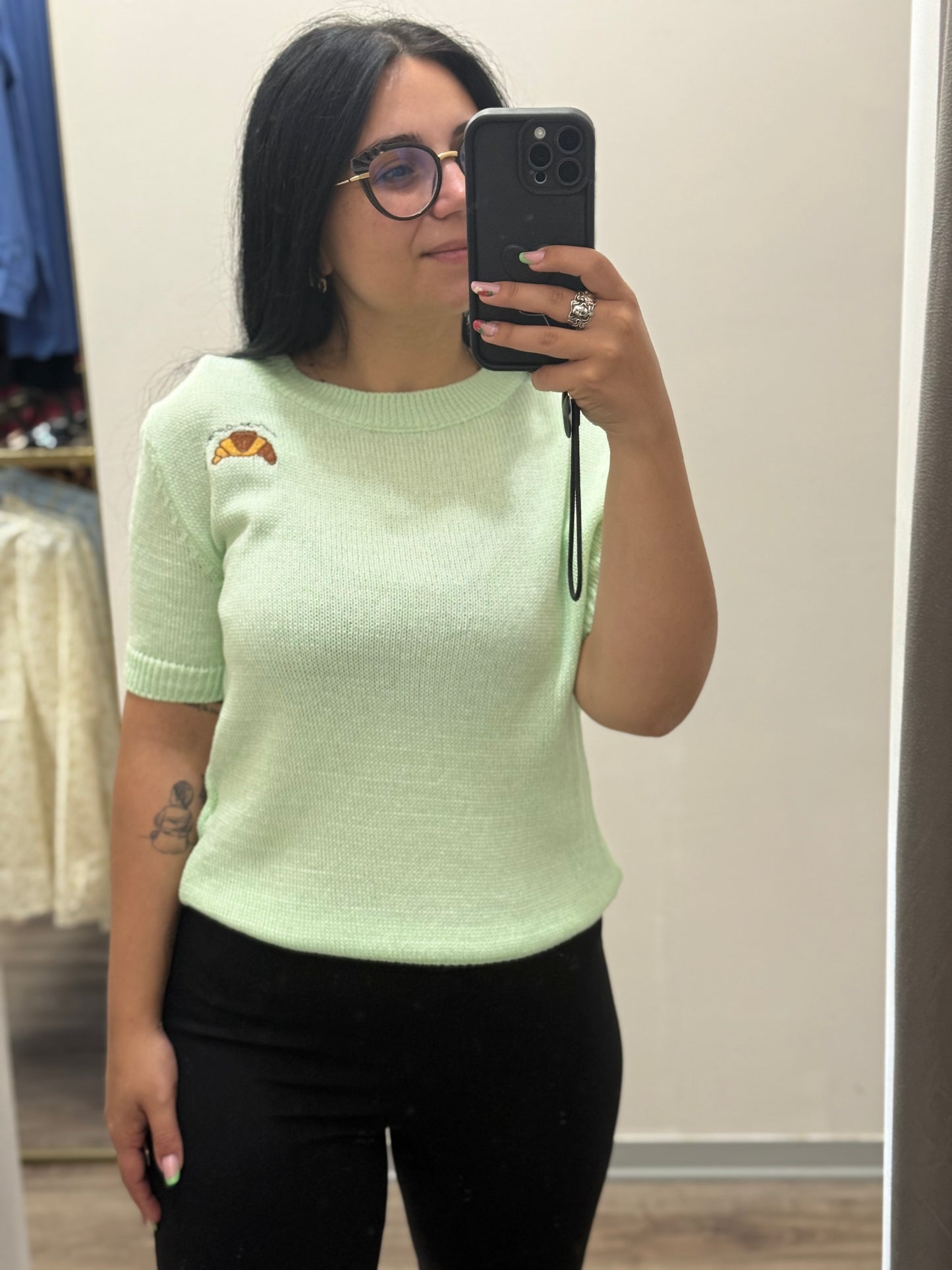 Maglia Croissant in filo