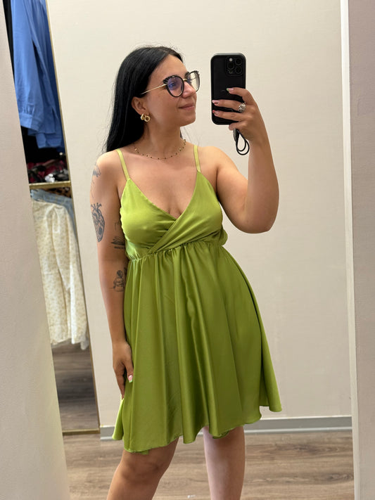Abito effetto satin