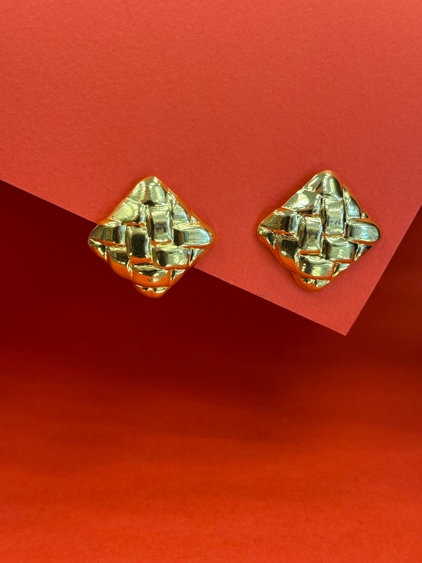 Orecchini Geometric Rhombus