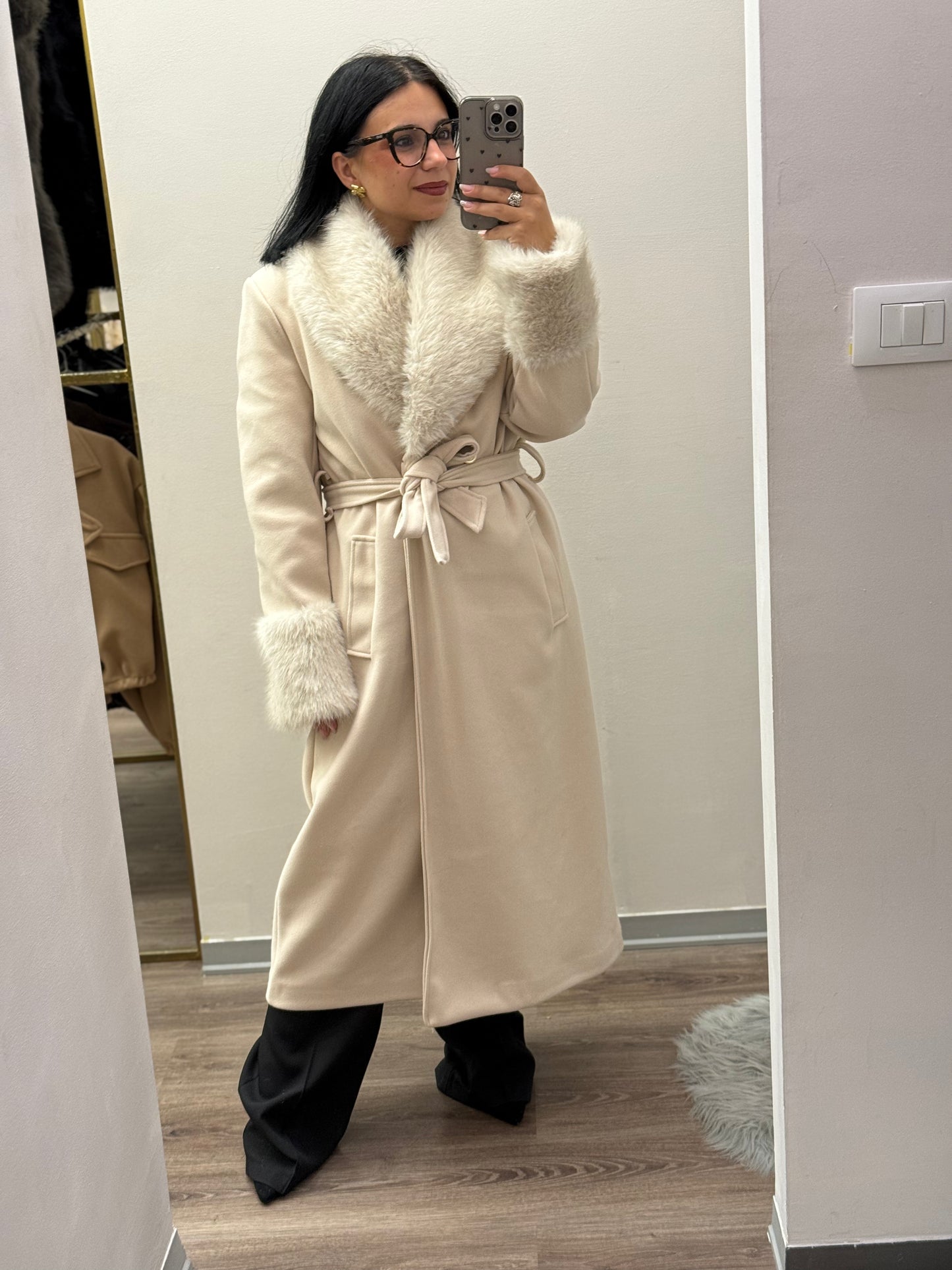 Cappotto con Pelliccia